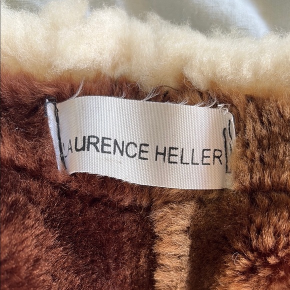 Vintage Shearling Embroidered Vest Afghanistan Laurence Heller XS - Picture 3 of 6